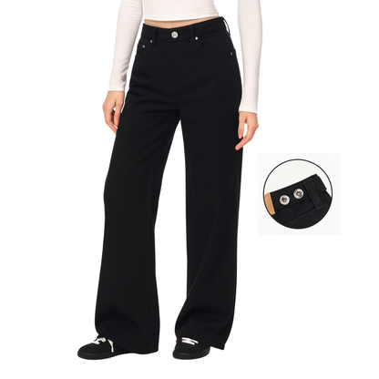 Adjustable Waist Baggy Jeans